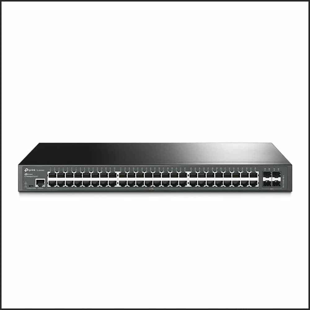 TP-LINK 48-Port Gigabit L2 Managed Switch with 4 SFP Slots
